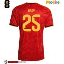 Moške Nogometnih dresov Belgija Nathan Ngoy #25 Domači SP 2026 Kratki rokavi